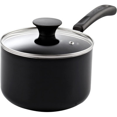 Casserole antiadhésive avec couvercle en verre de 1 pte Cook N Home Basic