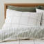 Brushed Regal Check Cotton Reversible Duvet Cover Set-131303439-131303442