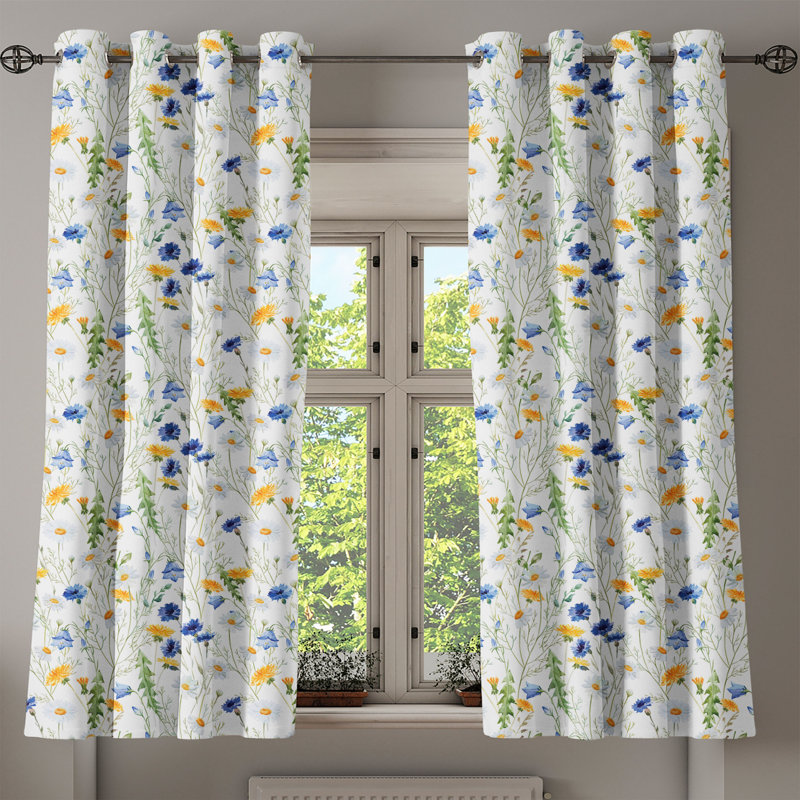 Sateen Blackout Curtain Pair, 50" W x 108" L