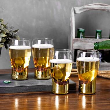 Hammered 8 oz. Glassware Set (Set of 4) Everly Quinn