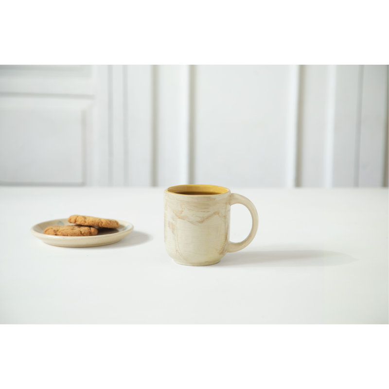 Grande tasse à café en céramique Mela Artisans Amber Love - 350 ml