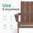 Bruce HDPE Folding Adirondack Chair-1180659097