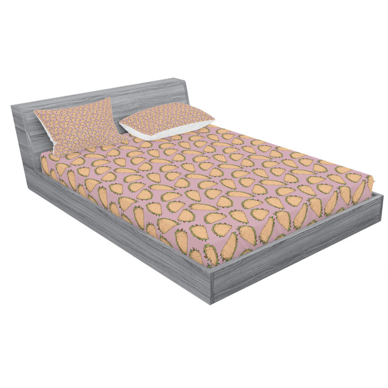 Microfiber Sheet Set, Full Sheet Set with Fitted Sheet