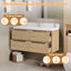 Ensemble de meuble-lavabo mural 48 po avec lavabo Dyerville