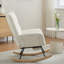 Chaise berçante rembourrée avec dossier haut Modern Nursery-1637701549