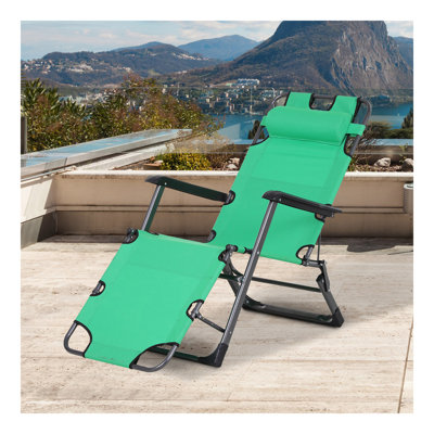 Chaise longue simple inclinable 70 po Frates