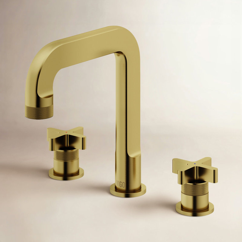 Robinet pour salle de bain Wythe, Or brossé mat