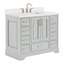 Ensemble de meuble-lavabo simple 43 po avec plateau Abshire-93359318