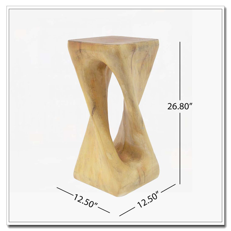 Table d'appoint d'extérieur, tabouret de jardin pour patio, table d'appoint décorative pour terrasse de balcon côté piscine