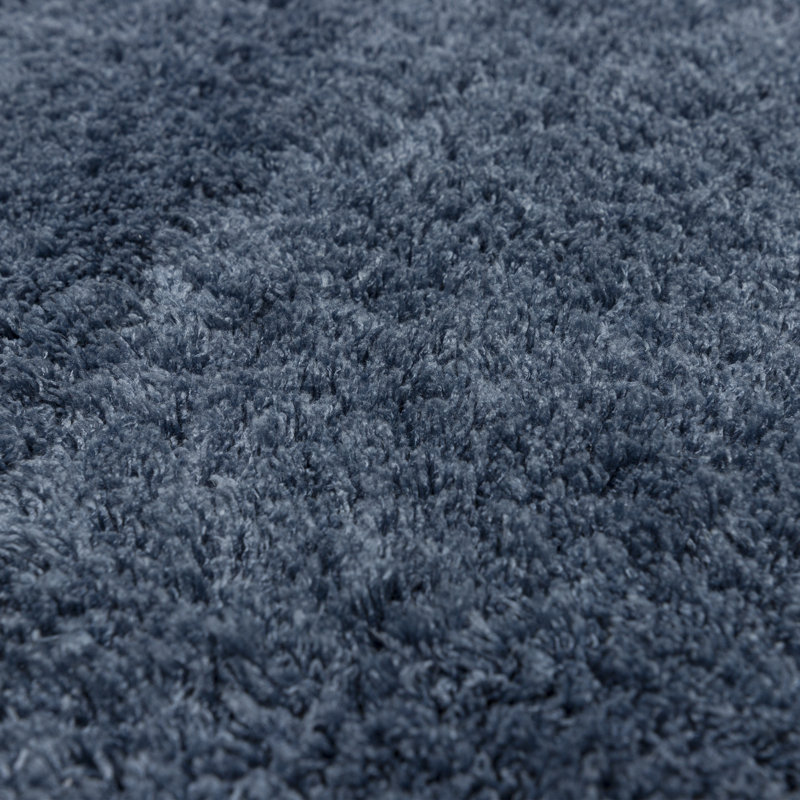 Tapis pour salle de bain Benedetti, L 20 po x L 34 po, Bleu ardoise