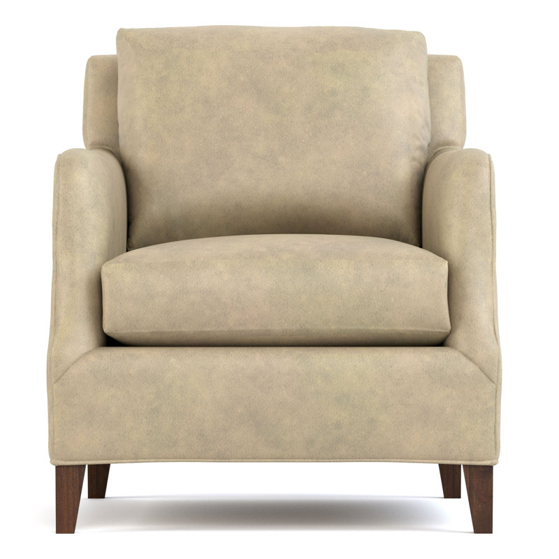 Harper Club Chair, Alameda Stonewash Genuine Leather