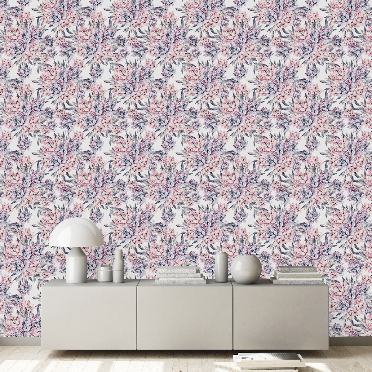 Red Barrel Studio Exotic Floral Wallpaper Peel And Stick And Prepasted ...