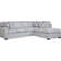 Ellora Two-Piece Bumper Sectional With Sleeper