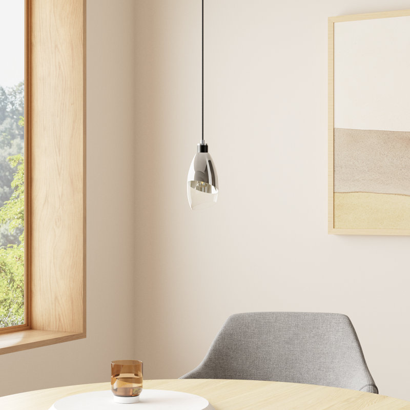 Tabitha 1 - Light Single Pendant, Chrome