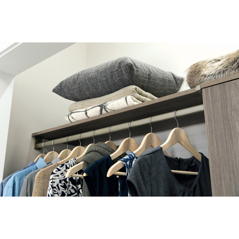 SuiteSymphony 47.72" W Shelving with Support Brackets, Natural Grey