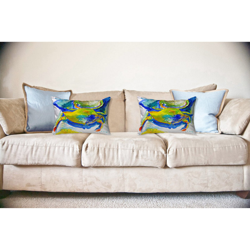 Outdoor Reversible Throw Pillow