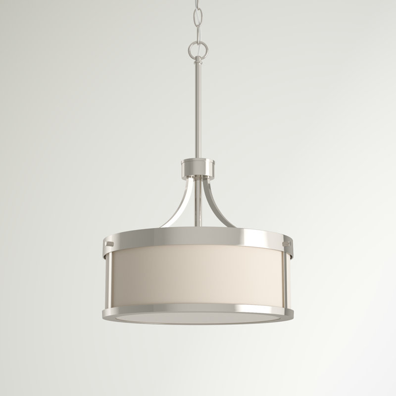 Ashaan 2 - Light Unique/Statement Pendant, Polished Nickel