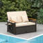 167cm Long Double Chaise