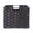 3-Pc Foldable Woven Fiber Basket Set; Chocolate-931488520