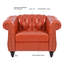 Ensemble de 2 chaises capitonnées Chesterfield-130617355