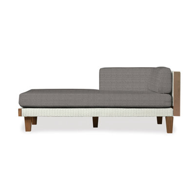 Catalina Outdoor Teak Chaise Lounge