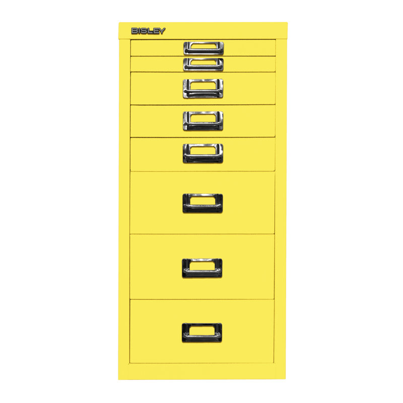 29er 27.9cm Wide 8 -Drawer File Cabinet, Yellow