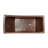 67" Hammered Copper Canoa Single Slipper Bathtub