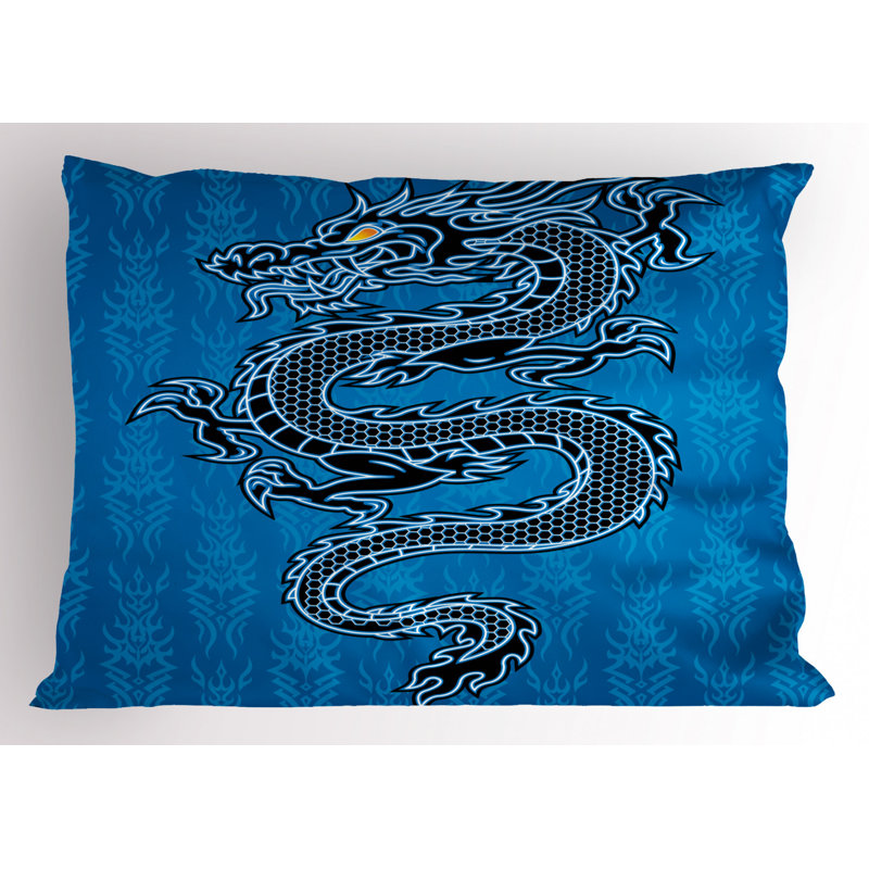 Dragon Polyester Sham Set, Twin