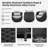 7 Person Outdoor Patio Hand-Woven Rope Powder-Coated Aluminum Sofa Indoor/Outdoor Conversation Set For Bistro Garden Balcony Porch Deck Backyard Cafe-1373950400-1373950403