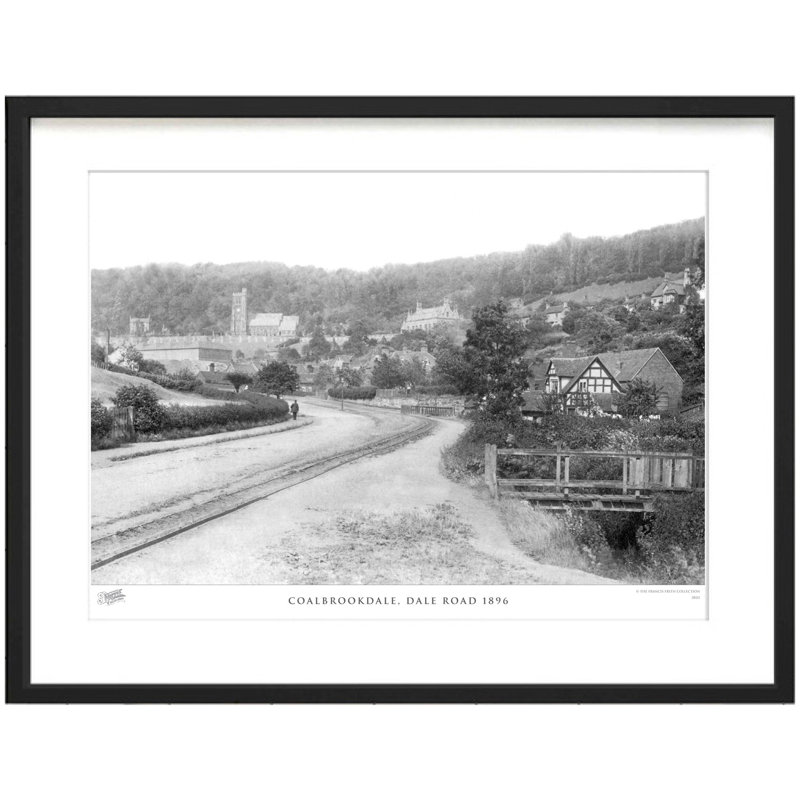 Coalbrookdale, Dale Road 1896 by Francis Frith - Single Picture Frame Print, 60cm H x 80cm W x 2.3cm D