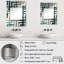 Miroir Chalmes - Décoration murale formes abstraites MIR137746-100695124
