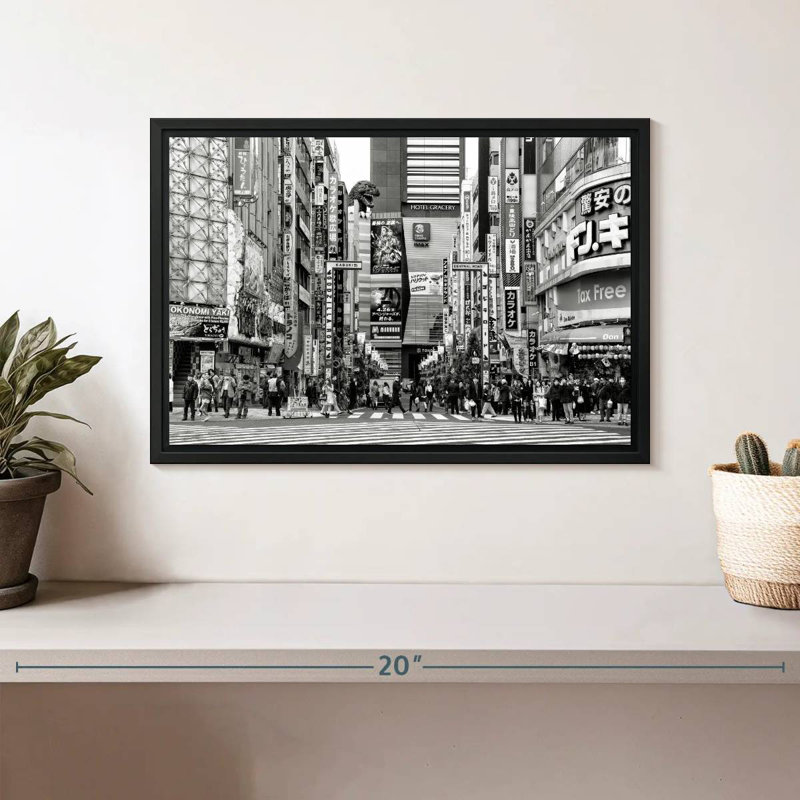 Godzilla Road, Cadre flottant noir, 13 po x 9 po