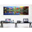 «Reflection of Hot Air Ballons on Water» Colorado, États-Unis - reproduction d'art sur toile tendue-19966591-73554546