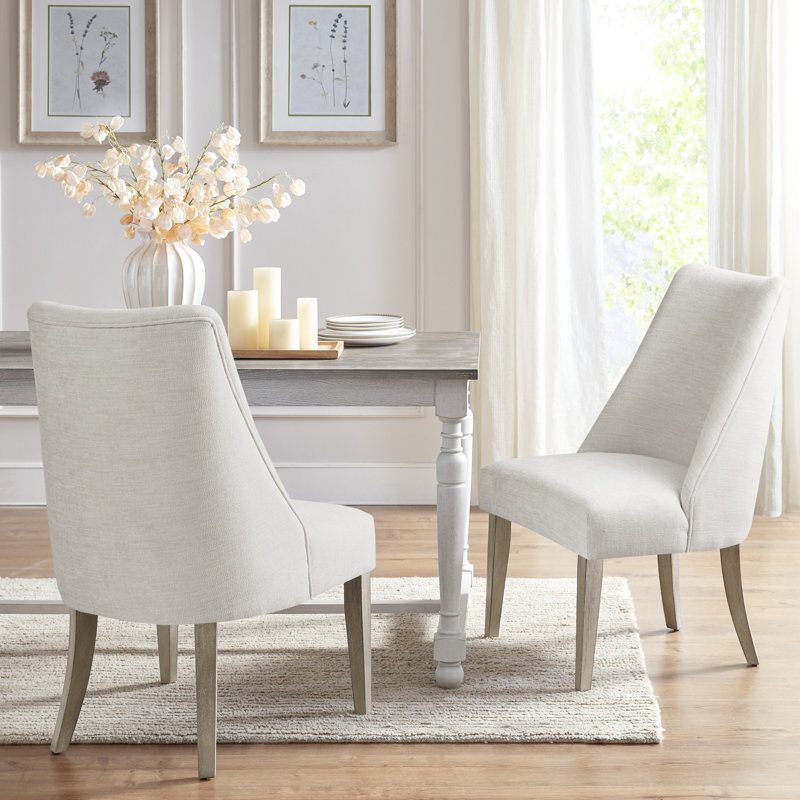 Chaises de salle à manger Bedford Martha Stewart Winfield, Gris clair