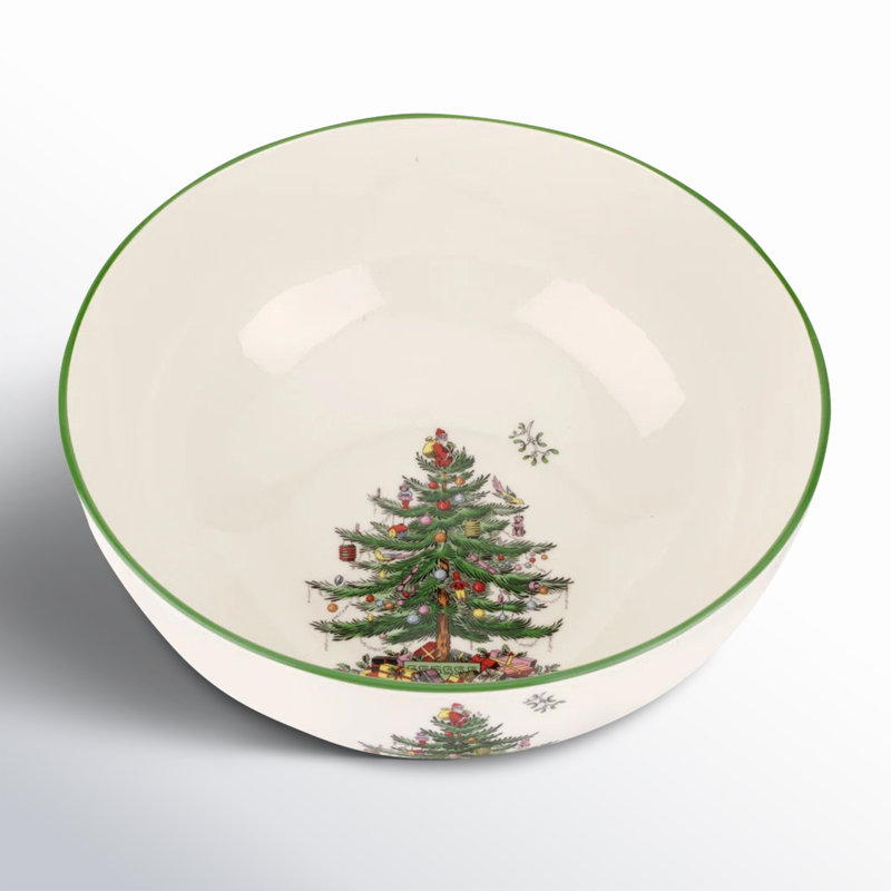 Spode Christmas Tree Round Bowl 10"