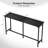 63'' Counter Height Bar Dining Table With Metal Frame , Pub Sofa Table For Kitchen And Living Room-2134696390-2134696391