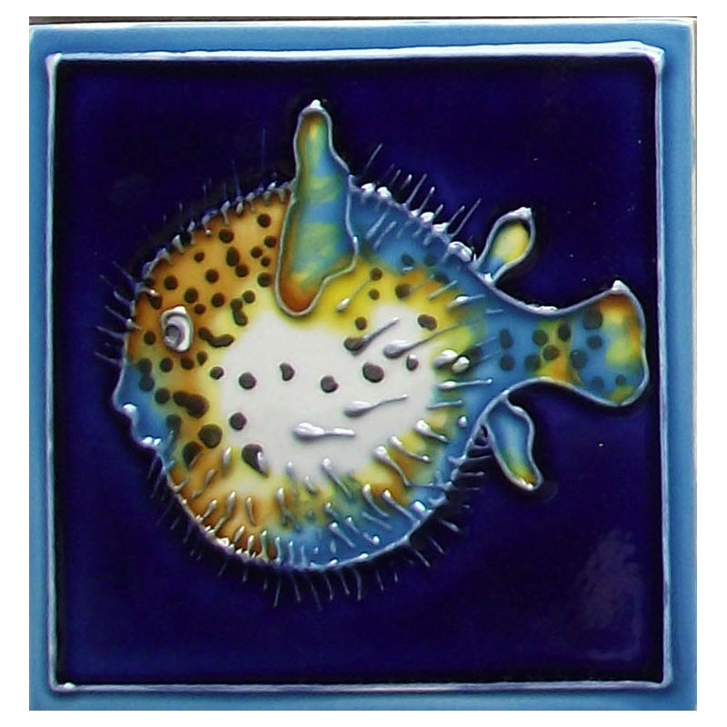 Aimant de tuile de poisson Marine Puffer