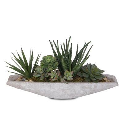 Ensemble de 5 plantes artificielles en pot