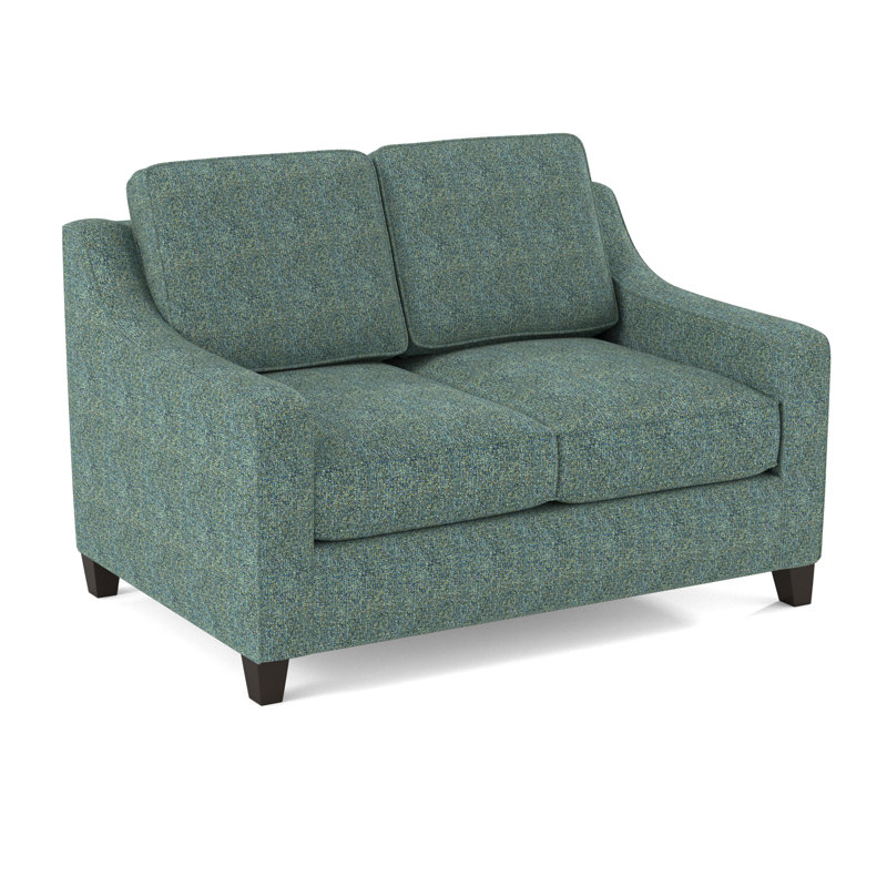 Clark 54" Square Arm Sofa Bed, Connelly Peacock, Cafelle