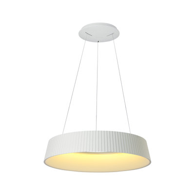 Luminaire suspendu géométrique à 1 lumière DEL Aquilino