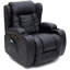 Manual Swivel Rocking Recliner with Heat and Massage-154337232