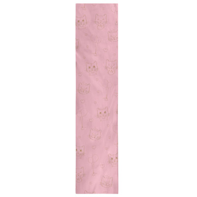 Chemin de table chats saint-valentin hol