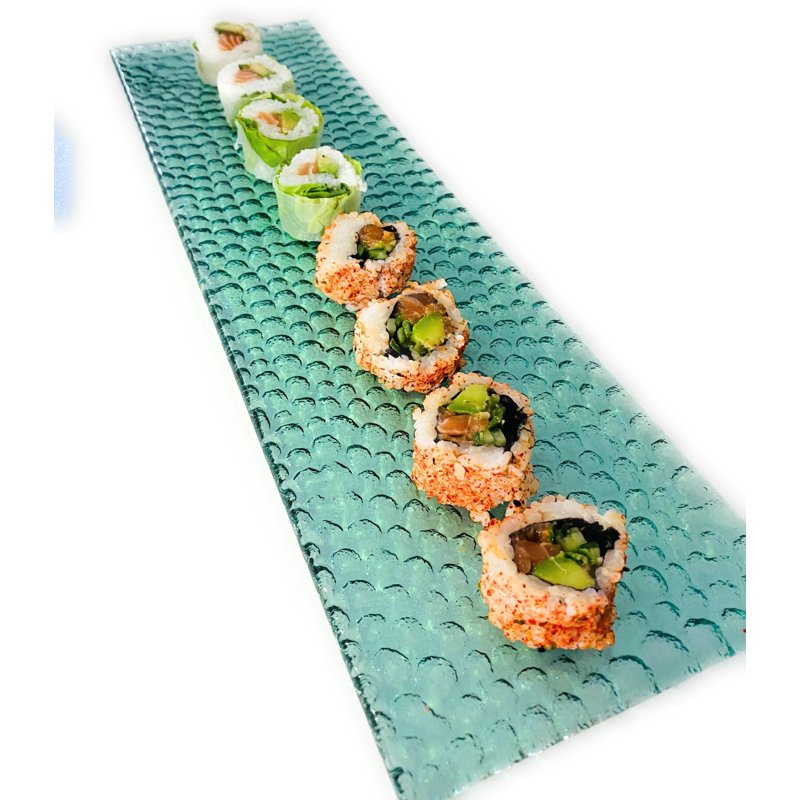 Alaula 44cm Sushi Plate, Green