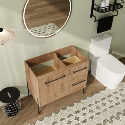 Nyrith 36'' Single Bathroom Vanity Base Only