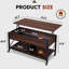 Table basse à plateau relevable 41,3 po à 4 roulettes-1321894197