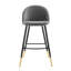 Ensemble de 2 tabourets de bar en velours Cordial Performance-795578495