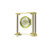 Bulova Athens Brass-Finished Tabletop Clock, B1732