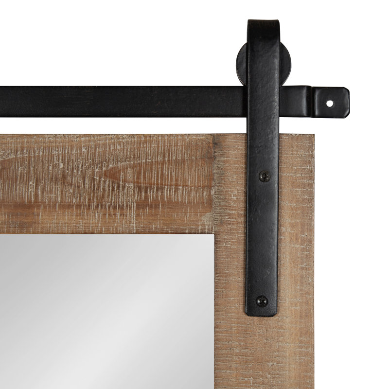Miroir Dayanah, Brun rustique, 26,75 po x 19,5 po