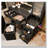 43.5" Vanity Desk with Mirror and Lights