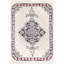 Ivory Fine Hand Knotted Persian Silk & wool Nain 2'X 3'